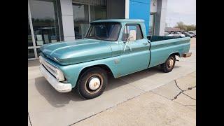 SOLD: A rare, untouched barn find for the serious collector: 1966 Chevrolet C20