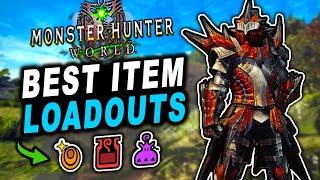 The 9 Best ITEMS You Should Be Using In Monster Hunter World - MHW Best Item Loadout Guide