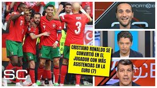 CRISTIANO RONALDO brilló como asistidor en goleada por 3-0 de PORTUGAL sobre TURQUÍA | SportsCenter