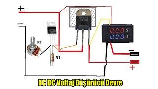 DC DC AYARLI VOLTAJ DÜŞÜRÜCÜ DEVRE