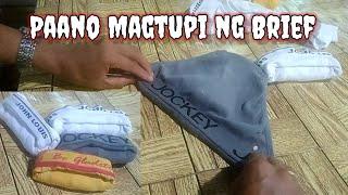 DIY I Paano Magtupi ng Brief/Underwear