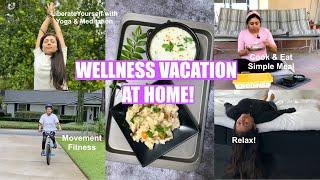 How to Wellness Vacation at Home! Ayurveda Diet Day Movement Fitness Fasting Upvas Video Episode