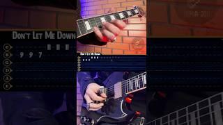 The Chainsmokers - Don't Let Me Down | Guitar TABS