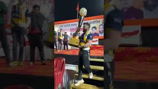 Champion Jay Hanuman Borle️‍ #24live #cricketclub #nightcrickettournamnet #tennisballcricket