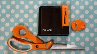 How To Sharpen Scissors And Product Review Fiskars Tabletop Scissors Sharpener