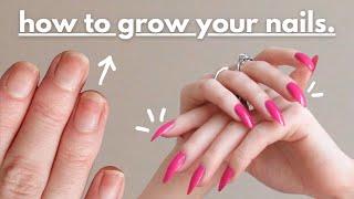 How to grow your nails. 10 steps to REAL nail growth.