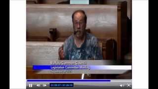 Mr. Robinson in Support of Medical Cannabis to the Buffalo Common Council