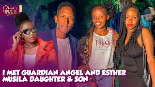 I MET GUARDIAN ANGEL AND ESTHER MUSILA BEAUTIFUL DAUGHTER & HANDSOME SON AT HIS ALBUM LAUNCH!