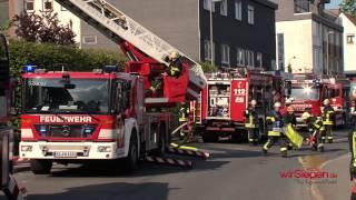 Feuerwehr-Großeinsatz in Siegen-Achenbach (Siegen/NRW)