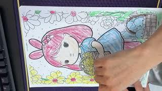 Use colored pens to color in the picture | Chacha Love Baba