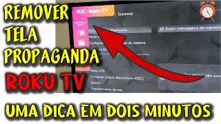 TV AOC Roku TV Remover Tela De Propaganda   Uma Dica Em Dois Minutos