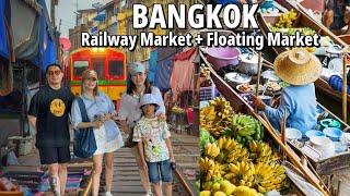 BANGKOK 2024 UNIQUE EXPERIENCE: Maeklong Railway Market to Damnoen Saduak Floating Market and more