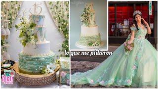 Ni idea  como lograría este efecto! PASTEL DE 15 AÑOS | Bosque encantado