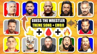 Guess WWE Current Superstars by Their Theme Song & Emojis!  | Jey Uso, Jimmy Uso, LA Knight