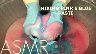 ASMR | Mixing Pink & Blue Settled Cloud Paste 