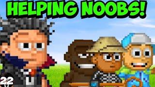Giving Pro Items To Noobs Part 3! (He Got Epwr Suit!!)