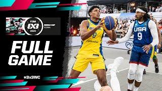 Brazil  vs USA  | Men Semi-Finals | Full Game | FIBA 3x3 World Cup 2023 | 3x3 Basketball