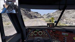 Freightliner Argosy - American Truck Simulator | Thrustmaster TX gameplay