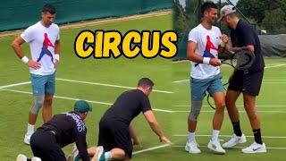 Djokovic and Kyrgios Turned Practice Into a Circus Show - Wimbledon 2024