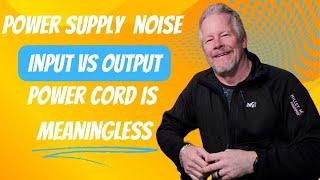 Power Supply Input noise vs Output noise FFT Uni-T UPO1204  power cords just do not matter #UPO1204