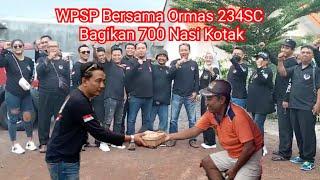 Wartawan Peduli Sosial Pemalang Bersama Ormas 234SC Bagikan 700 Nasi Kotak