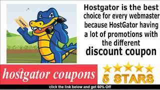 hostgator coupons wordpress hosting - hostgator wordpress hosting coupon code & promo codes 2019