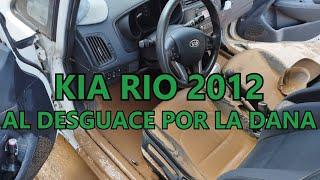 KIA Río: Al desguace por la DANA 2024. Así ha quedado el KIA RIO 2012 del canal