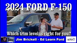 2024 FORD F150 highlighting the differences between the Equipment Groups