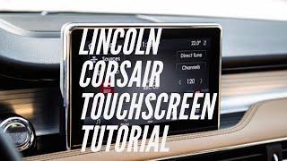 Lincoln Corsair touchscreen tutorial