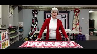 Quilted Valentines Table Runner