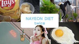 tried TWICE NAYEON DIET and WORKOUT 트와이스 나연 다이어트 || eating in moderation