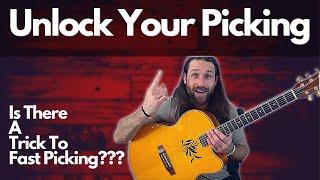 How To Pick Fast on Acoustic Guitar - Using The Flick