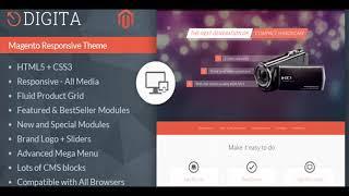 Digita - Magento Parallax Theme | Themeforest Website Templates and Themes