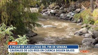 Caudales de ríos en Cuenca vuelven a bajar