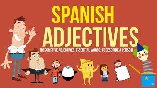 Adjectives in Spanish with examples