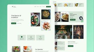 HTML CSS Full Project | Restaurant Website | Shaif's Cuisine