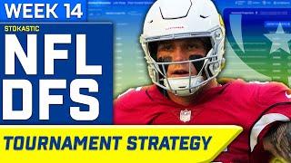 NFL DFS Sims Tournament Strategy Week 14 | NFL DFS Strategy