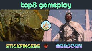 Old Stickfingers vs. Aragorn - 9TH NLL - Final - Duel Commander - EDH│MTG│bitzelberg