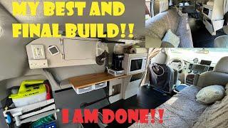 My Best And Final Sienna Camper Build.  I AM DONE! Sienna Couple's Camper Full Tour