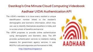 2018- Aadhaar UIDAI Authentication API (A1)