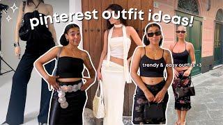 recreating pinterest outfits! | trendy & easy outfit inspo 