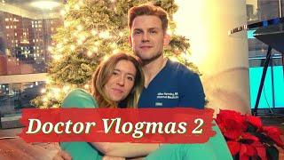 Day In The Life of a Doctor Couple (We Both Worked!) | Weekends At The Hospital | Doctor Vlogmas 2
