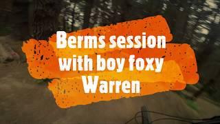 Blaster trail advance, berms session with mate warren