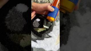 Carving magic of #tufting rug #diy #diycrafts  #artist