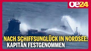 Nach Schiffsunglück in Nordsee: Kapitän festgenommen