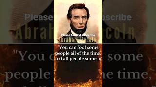 Abraham Lincoln's best quotes#quotes