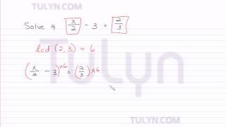 solving equations involving rational expressions
