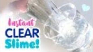 diy big clear slime.how to make own clear slime