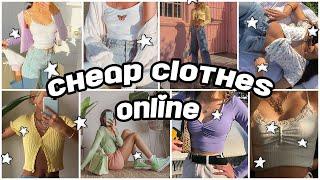 cheap clothing stores online *aesthetic*