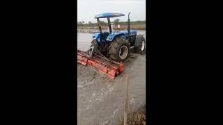 Fangueando con Rotavator - New Holland 6630 - versión arrocera